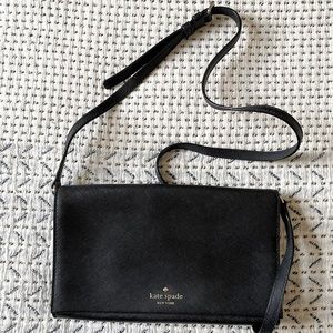 Kate Spade black crossbody purse